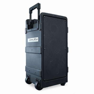 AmpliVox Sound Systems Portable Wireless Digital Travel Partner Public Address System, Black