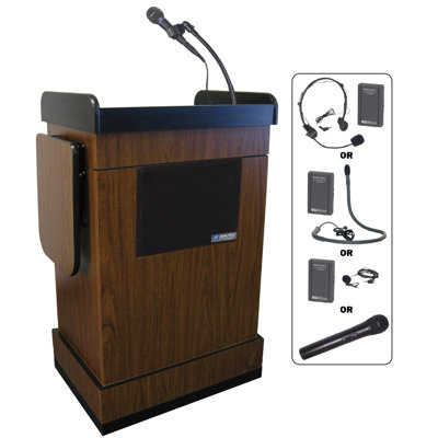 AmpliVox Sound Systems Multimedia Computer Lectern