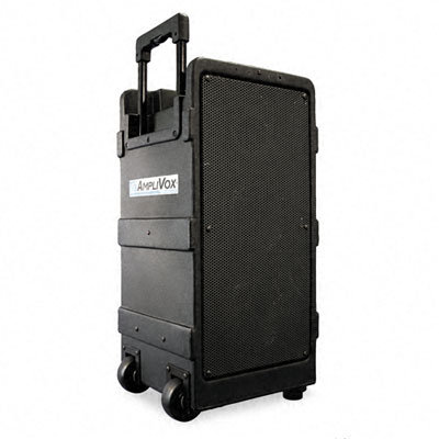 AmpliVox Sound Systems Portable Wireless Digital Travel Partner Public Address System, Black