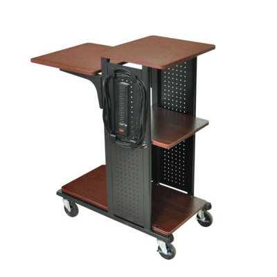AmpliVox Sound Systems 34.5" Mobile Presentation Station in Black