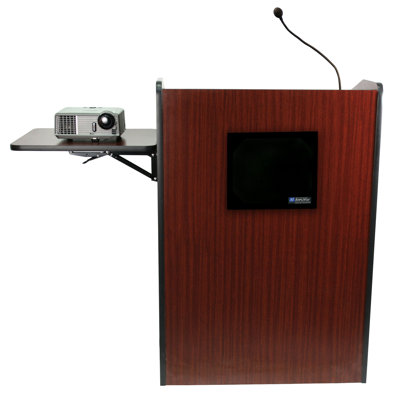 AmpliVox Sound Systems Wired44" Multimedia Presentation Podium