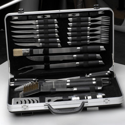 BergHOFF International Gemini 33 Piece Barbecue Set with Case
