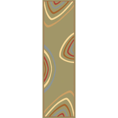 Rugs America Torino Light Green Confetti Rug