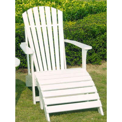 International Concepts Adirondack White Chair