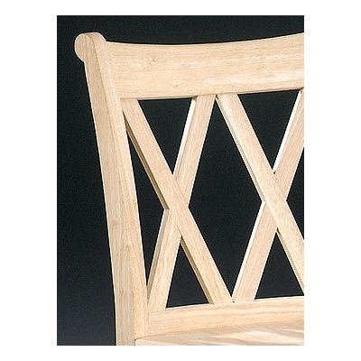 International Concepts 24" Double "X" Stool