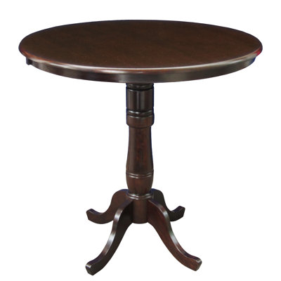 International Concepts Round Top Pedestal Table