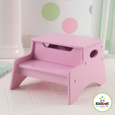 KidKraft Step N' Store Stool in Pink