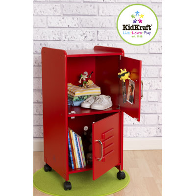 KidKraft Personalized Medium Locker in Red