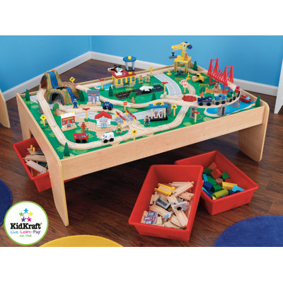 KidKraft Waterfall Mountain Train Set and Table