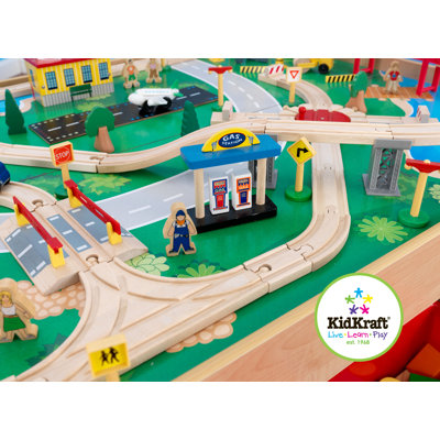 KidKraft Waterfall Mountain Train Set and Table