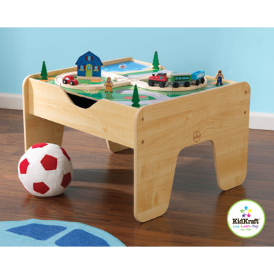 KidKraft 2-in-1 Lego and Train Activity Table