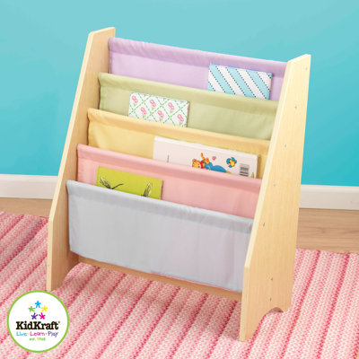 KidKraft Pastel Sling Bookshelf