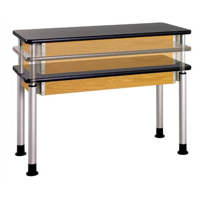 Diversified Woodcrafts Adjustable Height Science Table With Plastic Laminate Top