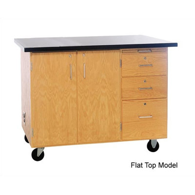 Diversified Woodcrafts Extra Large Mobile Demo Center, 54"W x 30"D x 36"H