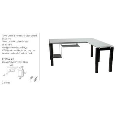Eurostyle Ballard Computer Desk with Keyboard Tray