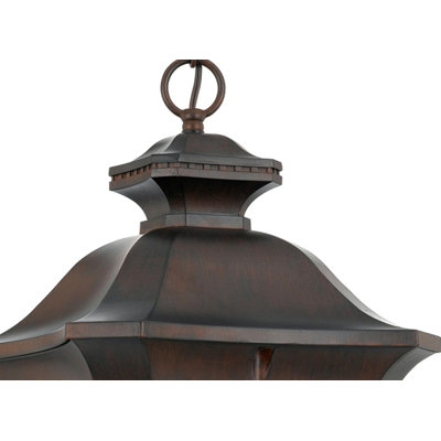 Quoizel Norfolk Extra Large Hanging Lantern in Terra Bronze
