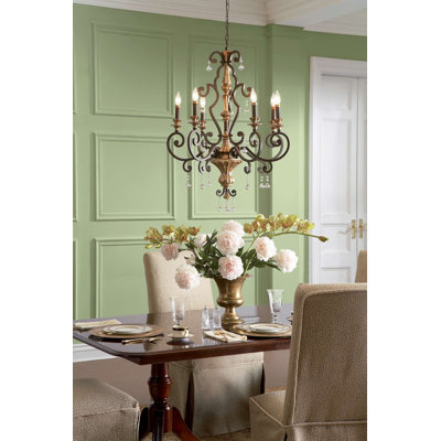 Quoizel Marquette 6 Up Light Chandelier