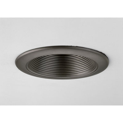 Progress Lighting 4" Incandescent Step Baffle Recessed Light Trim