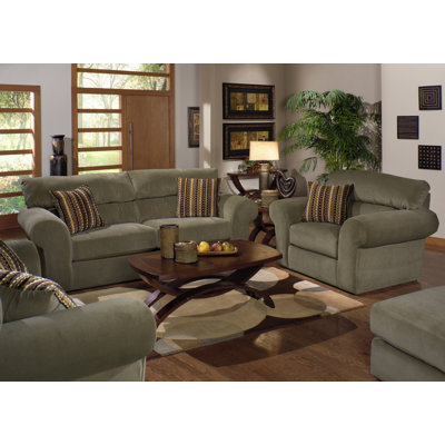 Jackson Furniture Mesa Velvet Chair and Ottoman