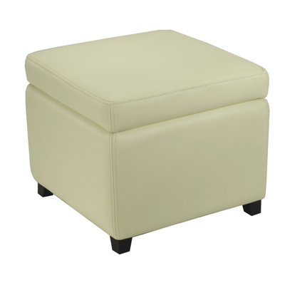 Safavieh Jonathan Leather Cube Ottoman