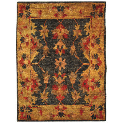 Bohemian Charcoal/Gold Rug