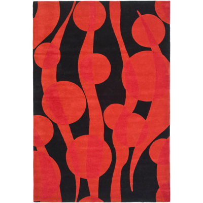 Safavieh Soho Black/Red Rug