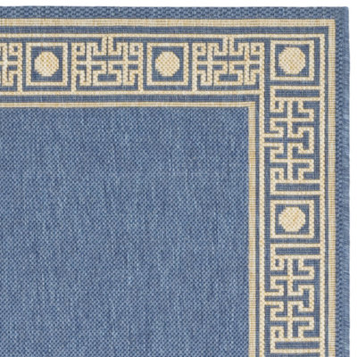 Safavieh Courtyard Blue/Beige Rug