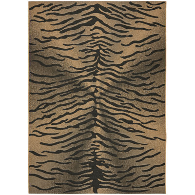 Safavieh Courtyard Light Black/Natural Rug