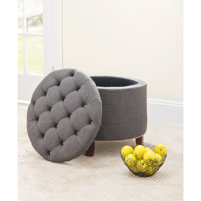 Safavieh Amelia Fabric Ottoman