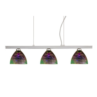 Besa Lighting Sabrina 3 Light Linear Pendant