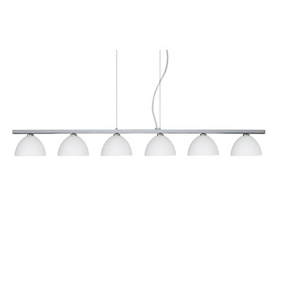Besa Lighting Brella 6 Light Linear Pendant
