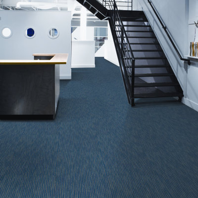 Mohawk Flooring Aladdin Powered 24" x 24" Carpet Tile in Water Power