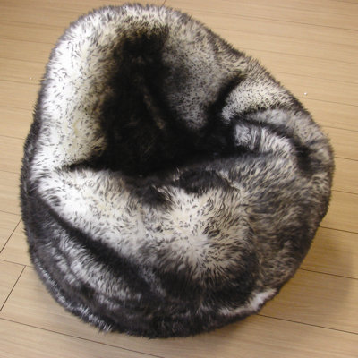 Bowron Sheepskin Rugs Luxury Pear Bean Bag Chair