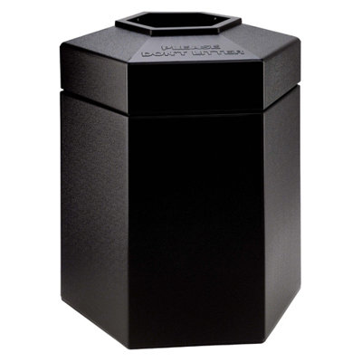Commercial Zone 45 Gallon Hex Waste Container