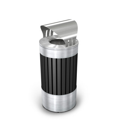 Commercial Zone Riverview Canopy Top Trash Receptacle