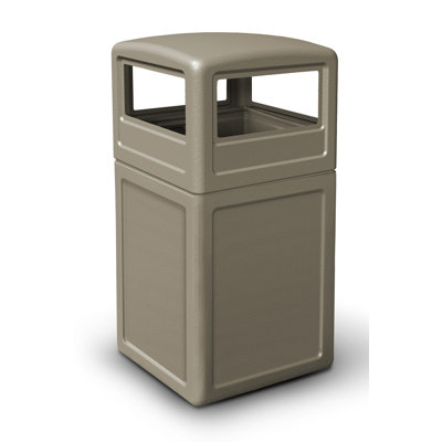 Commercial Zone 38 Gallon Square Waste Container with Dome Lid