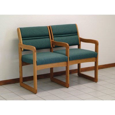 Wooden Mallet Valley Two Seat Guest Chair