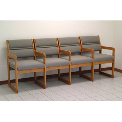 Wooden Mallet Valley Four Seat Guest Chair