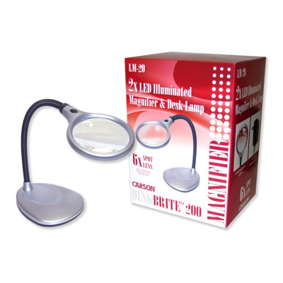 Carson DeskBrite 200 Magnifying Lamp
