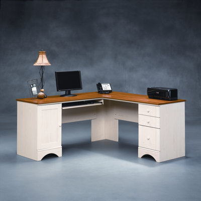 Sauder Harbor View Corner Computer Desk