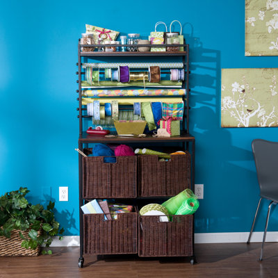 Wildon Home &reg; Lynbar Craft Storage Rack with Baskets