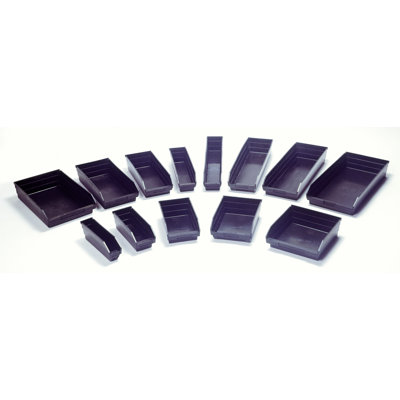 Quantum Storage Recycled Shelf Bin (4" H x 11 1/8" W x 11 5/8" D)