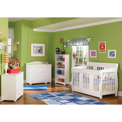 Atlantic Furniture Versailles Convertible Crib Set
