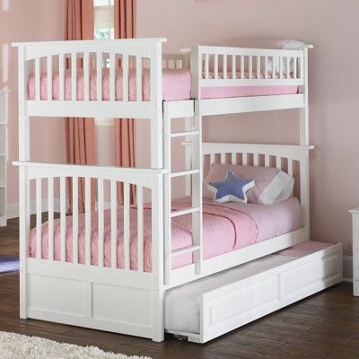 Atlantic Furniture Columbia Bunk Bed with Trundle Bed