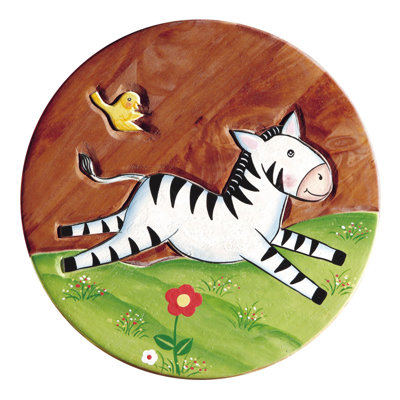 Teamson Kids Zebra Kid's Stool