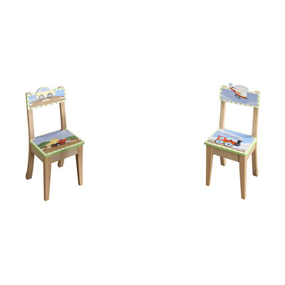 Teamson Kids Transportation Kid's Desk Chair (Set of 2)