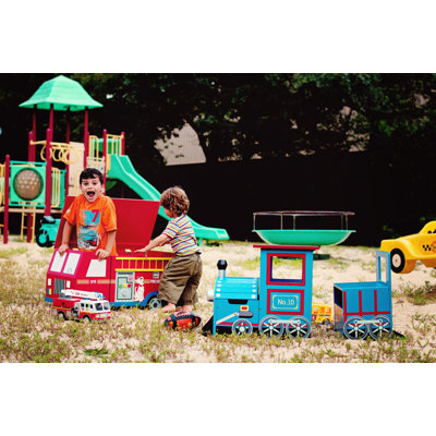 Teamson Kids Wings and Wheels Kids' 2 Piece Table and Chair Set