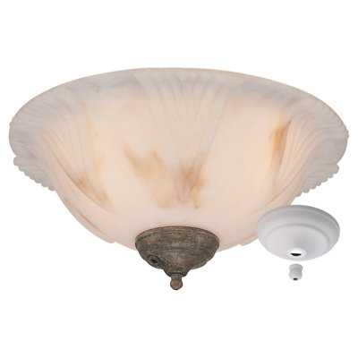 Sea Gull Lighting Three Light Finger Bowl Ceiling Fan Light Kit
