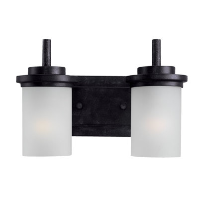 Sea Gull Lighting Winnetka  Vanity Light in Blacksmith