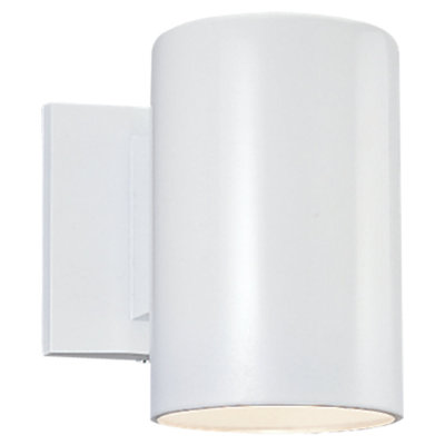 Sea Gull Lighting  White Outdoor Wall Sconce